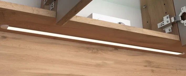 Spiegelschrank LIVORNO 60 x 64 cm Wotan Eiche