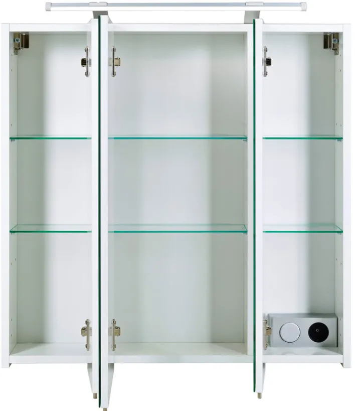 Spiegelschrank LUCA 70 x 75 cm weiß