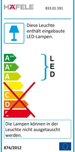 Spiegelschrank PARIS 60 x 64 cm Weiß