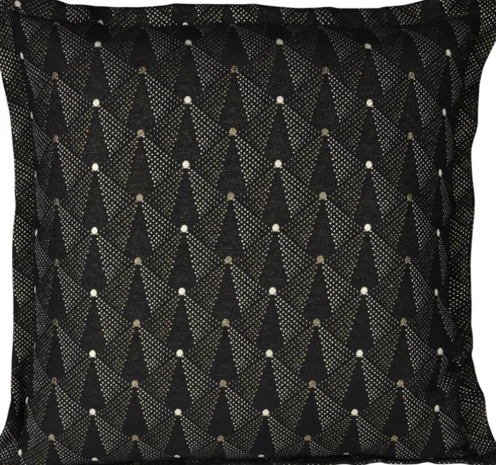SPRÜGEL Kissenhülle HOMEY TREE 40x40 cm Schwarz,Goldfarbig