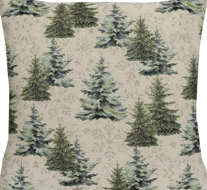 SPRÜGEL Kissenhülle NEOTERIC FOREST 40 x 40 cm grün/beige