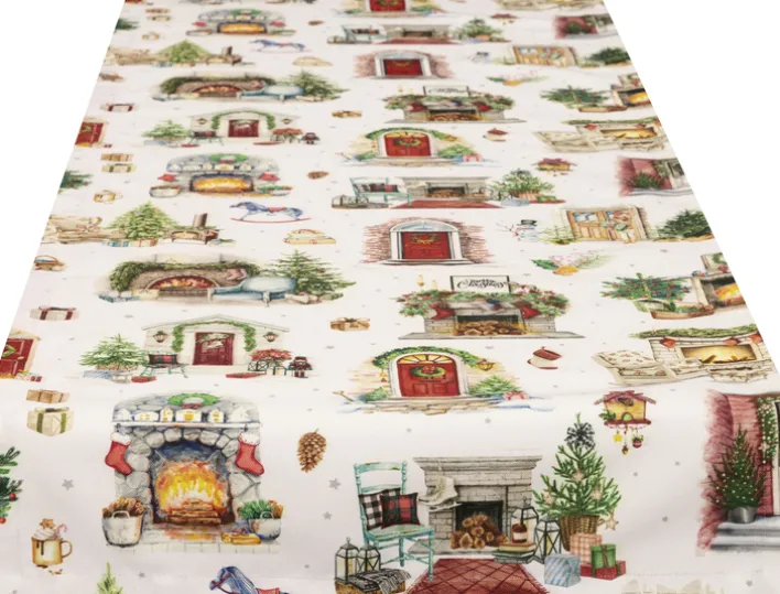 SPRÜGEL NAVIDAD COZY HOME 45 x 150 cm mehrfarbig