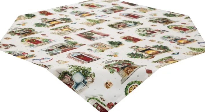 SPRÜGEL Tischdecke NAVIDAD COZY HOME 85 x 85 cm mehrfarbig