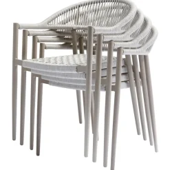 Stapelstuhl Garten YELLOW light grey