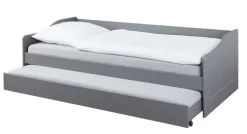 Stauraum-/Funktionsbett DAN 90 x 200 cm grau