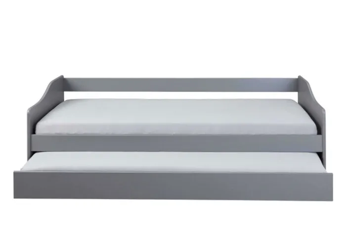 Stauraum-/Funktionsbett DAN 90 x 200 cm grau