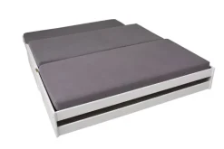 Stauraum-/Funktionsbett JANNES 90 x 200 cm weiß