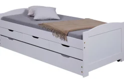 Stauraum-/Funktionsbett JULIUS 90 x 190 cm weiß