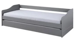 Stauraum-/Funktionsbett LORENZ 90 x 200 cm grau
