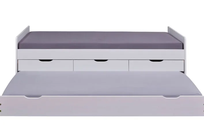 Stauraum-/Funktionsbett MARKUS 90 x 200 cm weiß