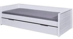 Stauraum-/Funktionsbett NIELS 90 x 200 cm weiß