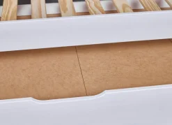 Stauraum-/Funktionsbett NIELS 90 x 200 cm weiß