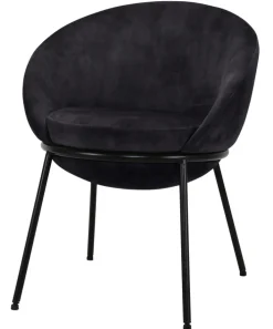 Stuhl ROUND anthrazit/schwarz