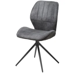 Stuhl VERMONT grau/schwarz