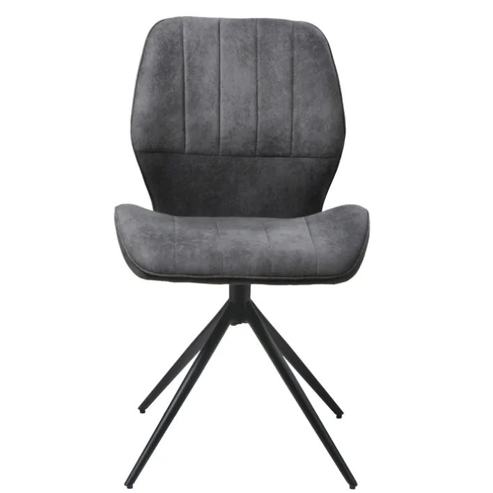 Stuhl VERMONT grau/schwarz