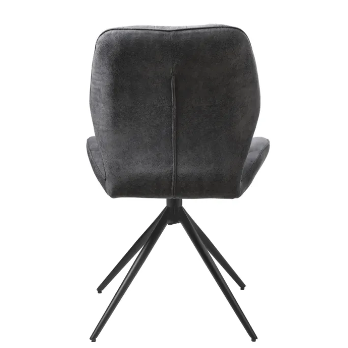 Stuhl VERMONT grau/schwarz