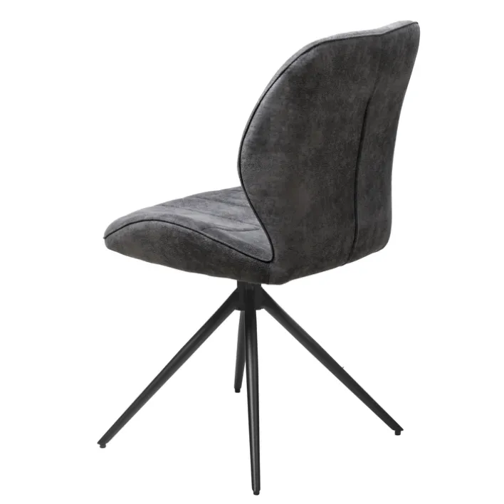 Stuhl VERMONT grau/schwarz