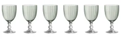 TAFELWERT Rotweinkelch GIORGIA 6er Set rauchgrün