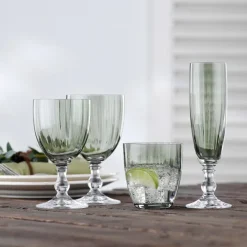 TAFELWERT Rotweinkelch GIORGIA 6er Set rauchgrün