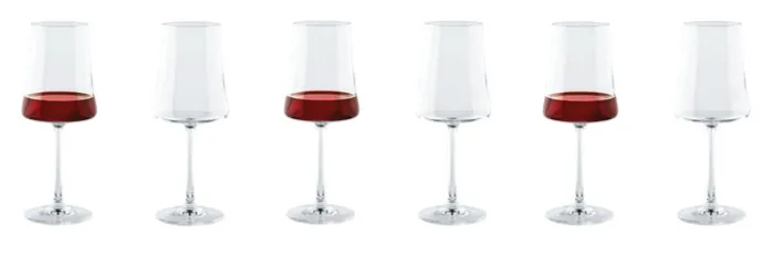 TAFELWERT Rotweinkelch GIULIA 6er Set