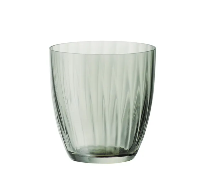 TAFELWERT Trinkglas GIORGIA 6er Set rauchgrün