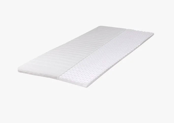 Topper 90 x 200 cm weiß