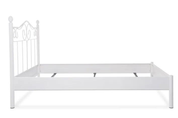 TRAUMWERKSTATT Metallbettgestell PALERMO 140 x 200 cm weiß