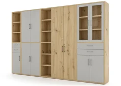 Türen-Schubkasten-Set VARY 77 x 104 cm grau