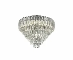 TRIO Deckenlampe TRS MALIZIA 58x49cm chromfarbig