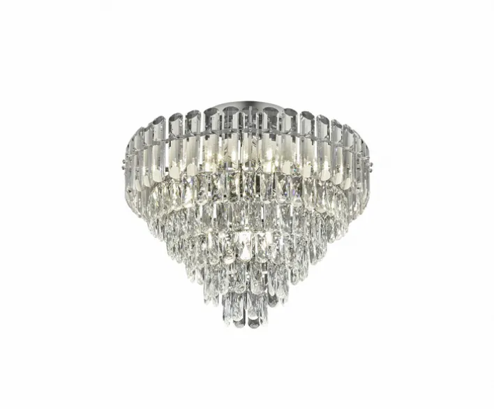 TRIO Deckenlampe TRS MALIZIA 58x49cm chromfarbig