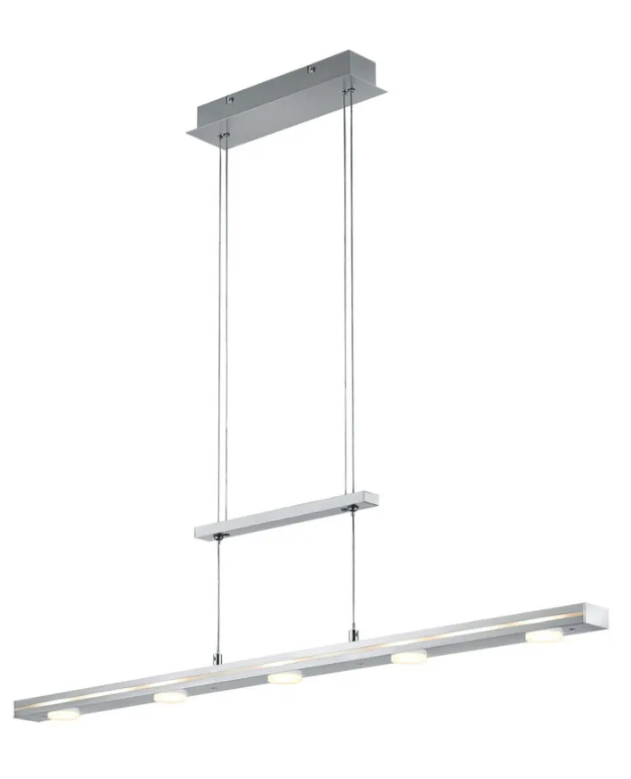 Trio LED Balkenpendel Lacal nickelfarbig