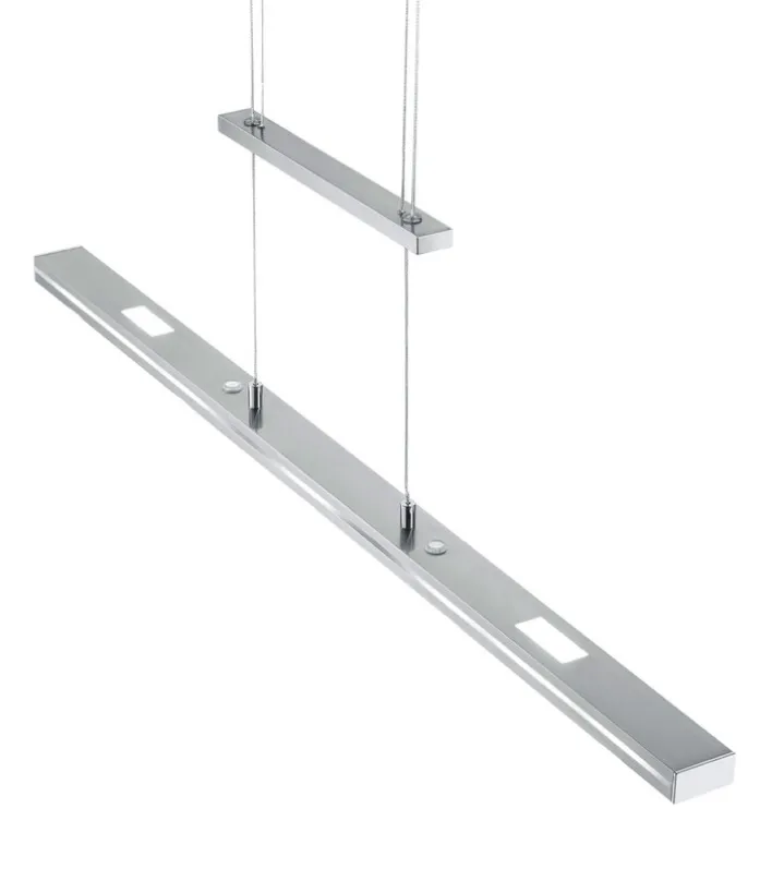 Trio LED Balkenpendel Lacal nickelfarbig
