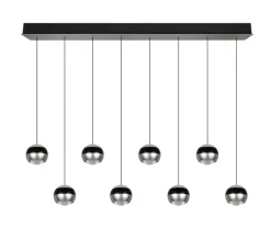 TRIO LED Balkenpendel TRS ORBIT 150cm nickelfarbig