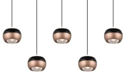 TRIO LED Balkenpendel TRS ORBIT 100 cm schwarz /coffee