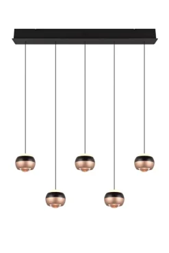 TRIO LED Balkenpendel TRS ORBIT 100 cm schwarz /coffee