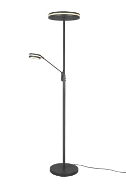 TRIO LED Deckenfluter FRANKLIN 2-flg anthrazit