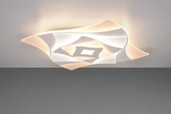 TRIO LED Deckenlampe AKITA 48 x 48 cm weiß