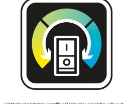 TRIO LED Deckenlampe CAYA 50 cm alufarbig