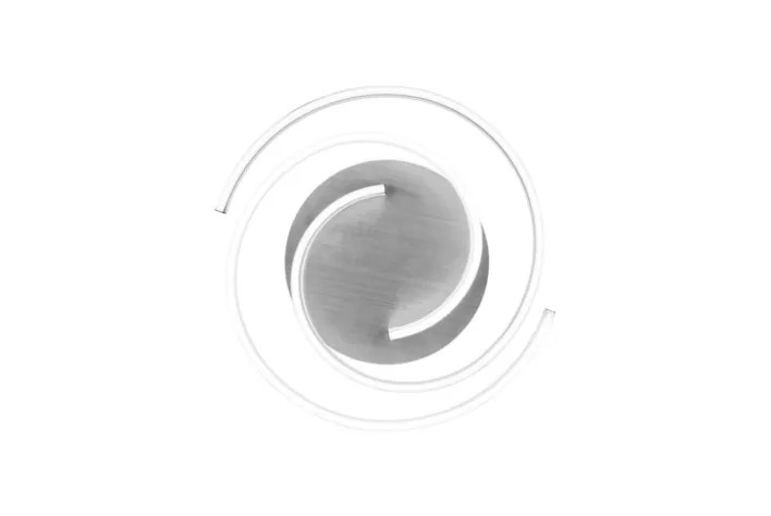 TRIO LED Deckenlampe CAYA 50 cm alufarbig