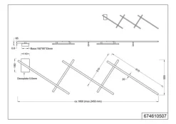 TRIO LED Deckenlampe INDIRA 3 flg