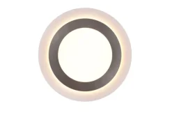 TRIO LED Deckenlampe MORGAN 45 cm nickelfarbig