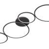 TRIO LED Deckenlampe RONDO schwarz