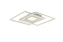 TRIO LED Deckenlampe VIA 50 x 50 cm weiß