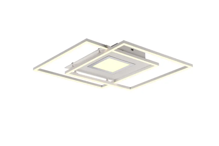 TRIO LED Deckenlampe VIA 50 x 50 cm weiß