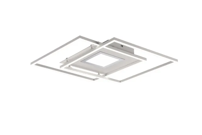 TRIO LED Deckenlampe VIA 50 x 50 cm weiß