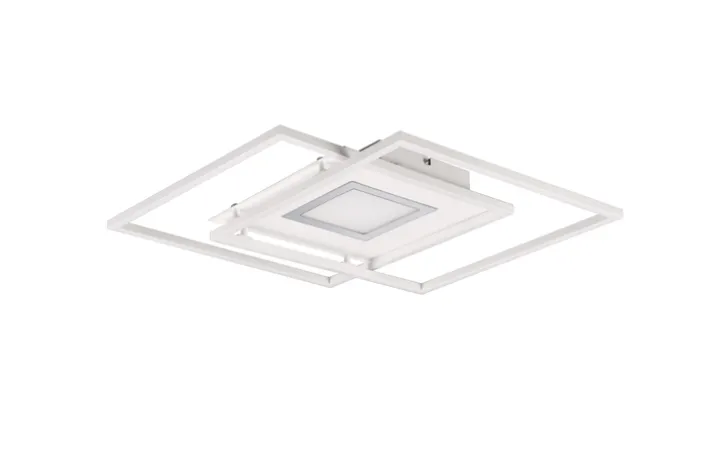 TRIO LED Deckenlampe VIA 50 x 50 cm weiß