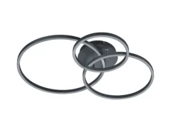 TRIO LED Deckenlampe WINONA 60 x 78 cm schwarz