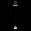 TRIO LED Pendelleuchte ROMEO Metall Ø 15,5 cm Höhe 50–200 cm Alu-/Nickelfarbig