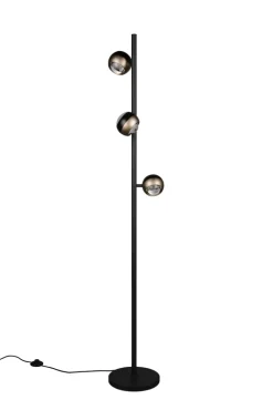 TRIO LED Stehlampe TRS ORBIT 3-flg. schwarz /coffee