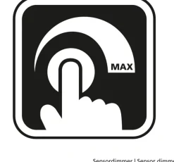 TRIO LED Tischlampe MONZA nickelfarbig